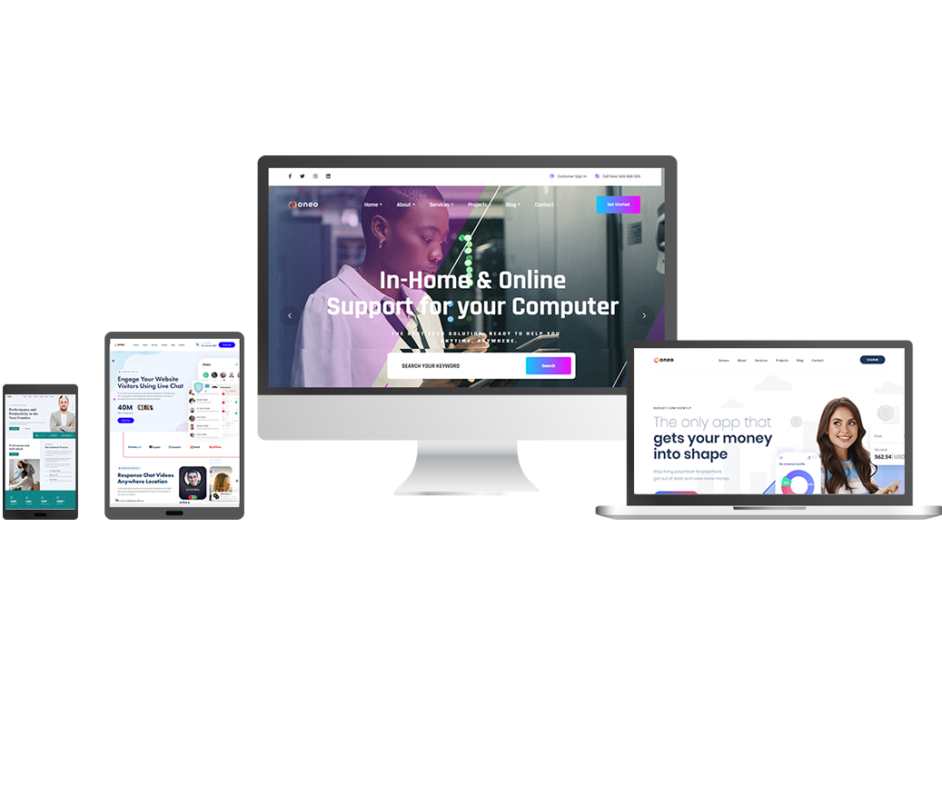 Oneo one page saas